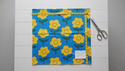 Thrift Store Find: $4 Curtain Fabric → Custom Apron 