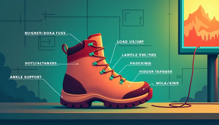 Visual context for hiking boots for women
