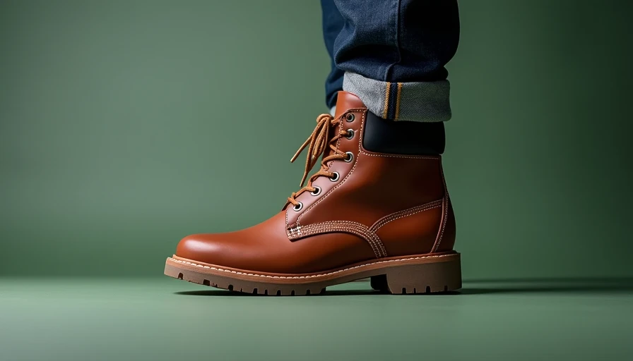 Illustration for men's winter boots