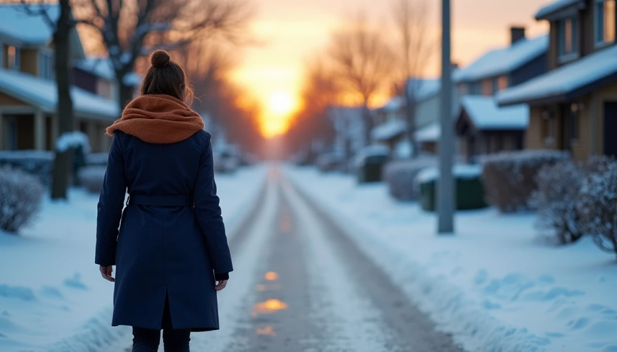 Visual context for women's winter boots for snow