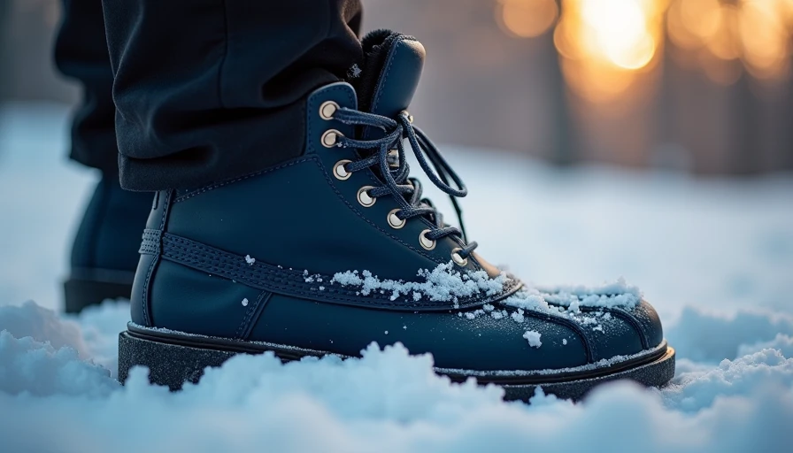 Visual context for mens snow boots