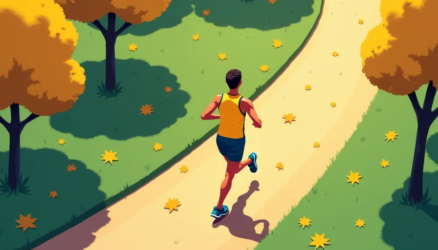 Visual context for running running vest