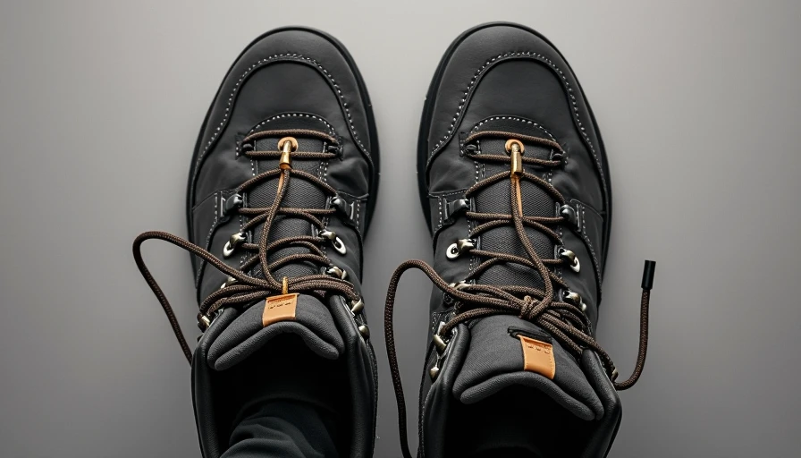 Visual context for women's hiking shoes